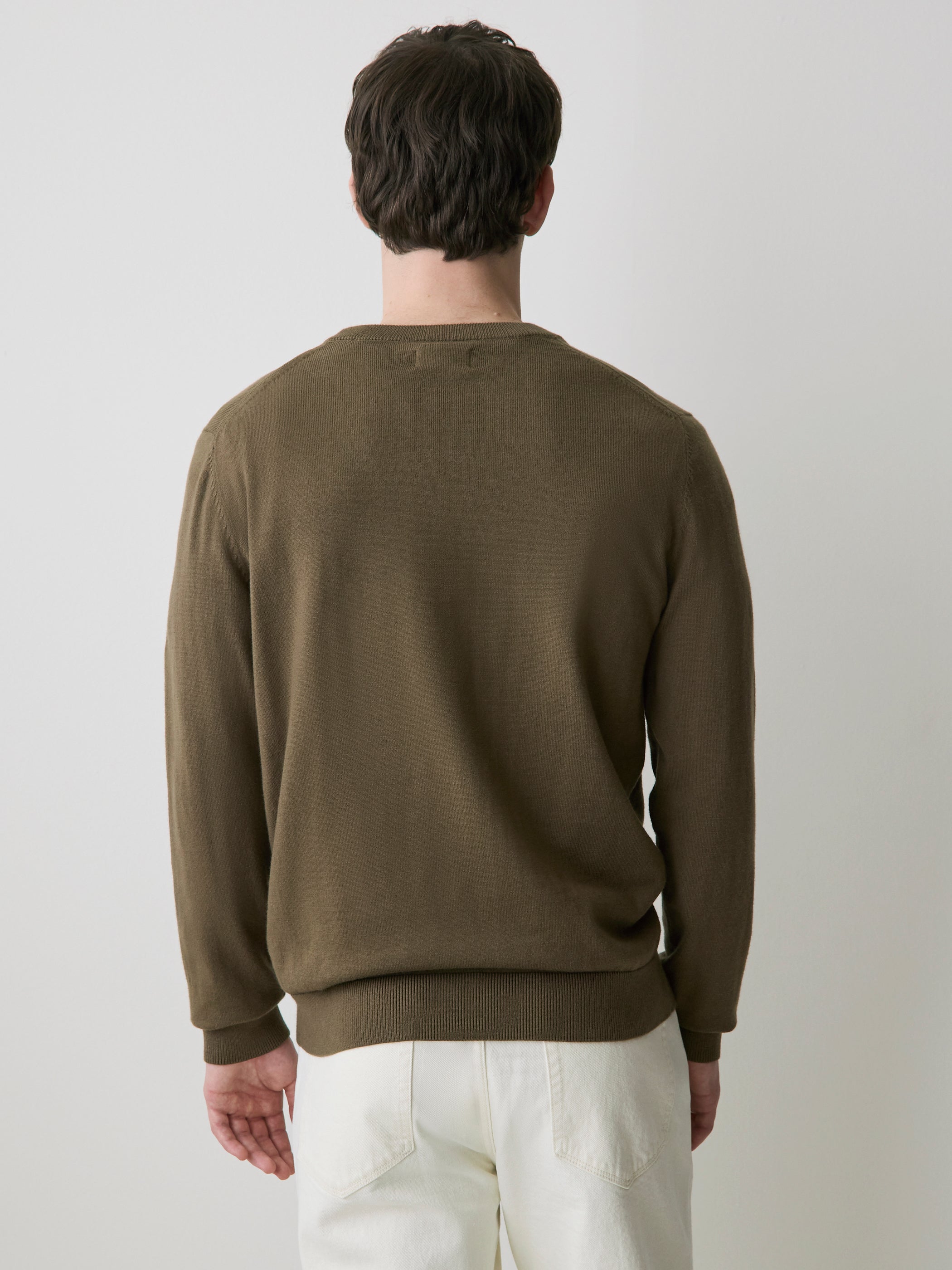 Long-Sleeve Crew-Neck Sweater