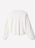 Knit Sweater Dolman Sleeve Cotton Blend