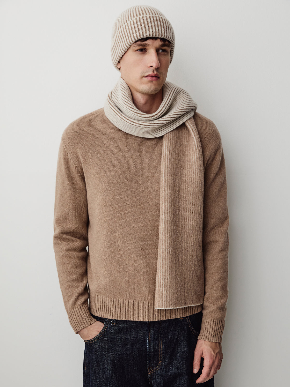 Two-Tone Lambswool Scarf