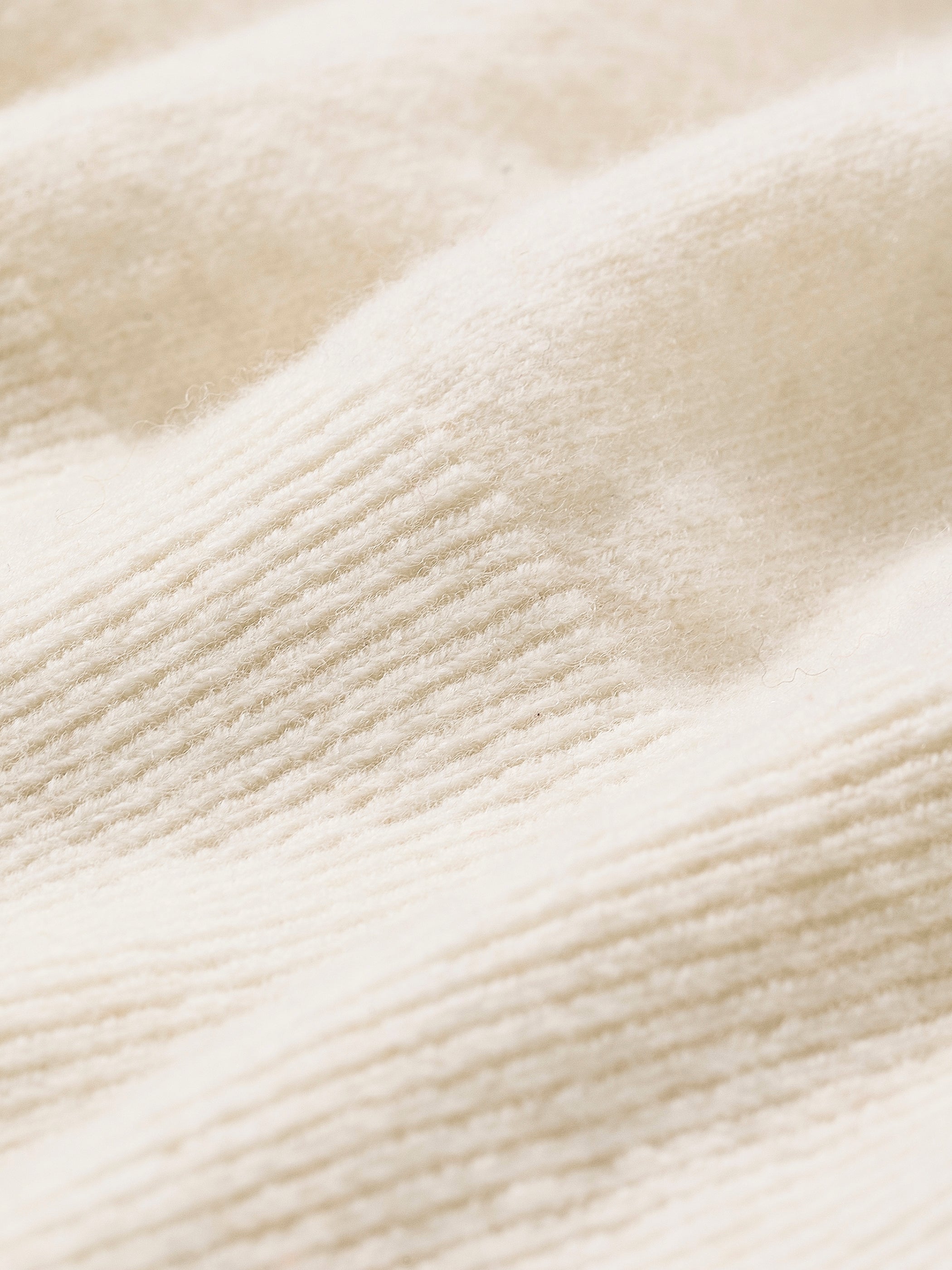 Merino Wool V-Neck Drop Shoulder Sweater