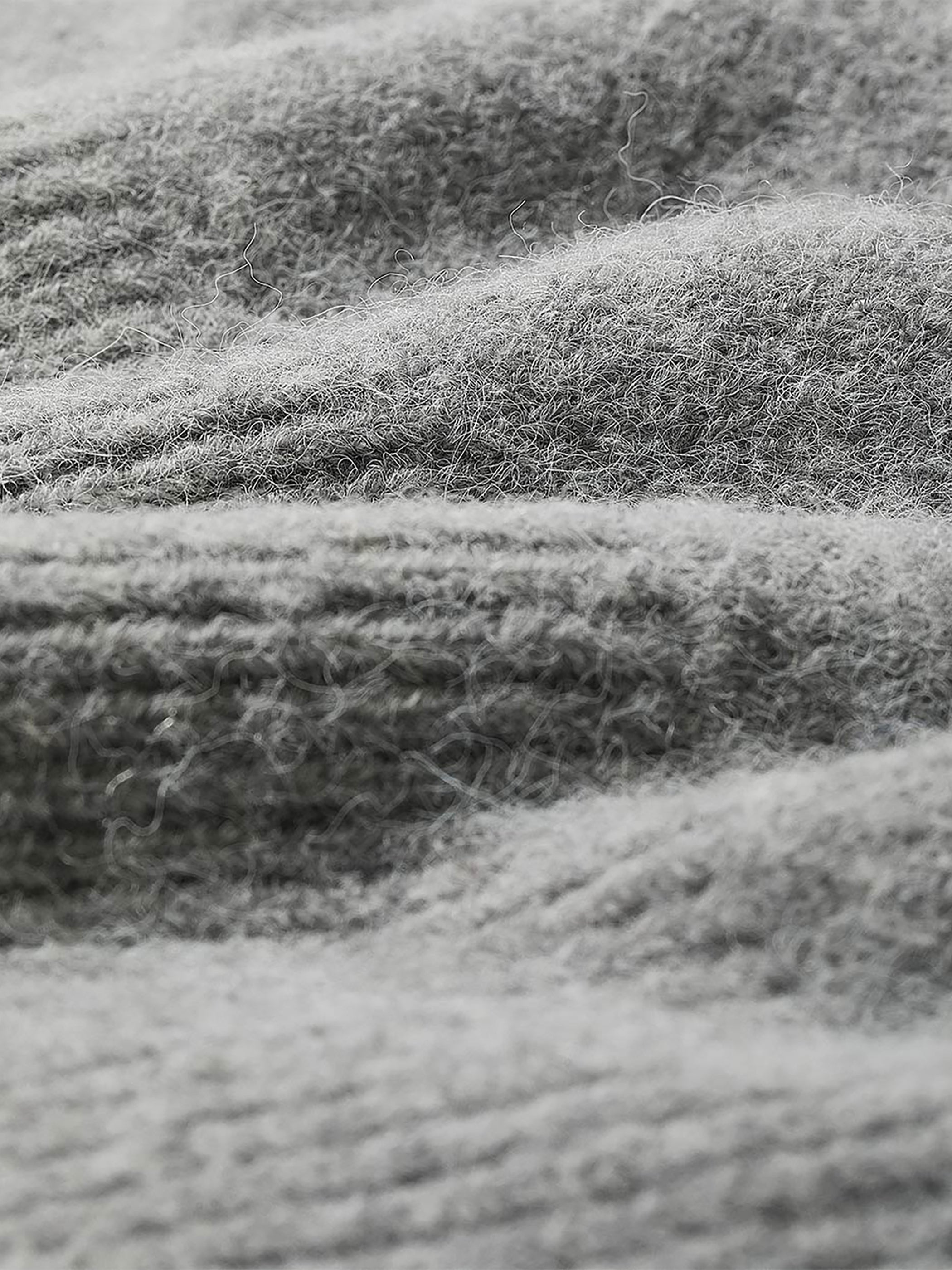 Pull à Manches Longues et Col Rond avec Fleurs