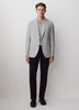 Slim Fit Knit Blazer