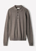 Long-Sleeve Polo Sweater