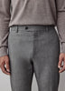 Slim-Leg Wool-Blend Pant