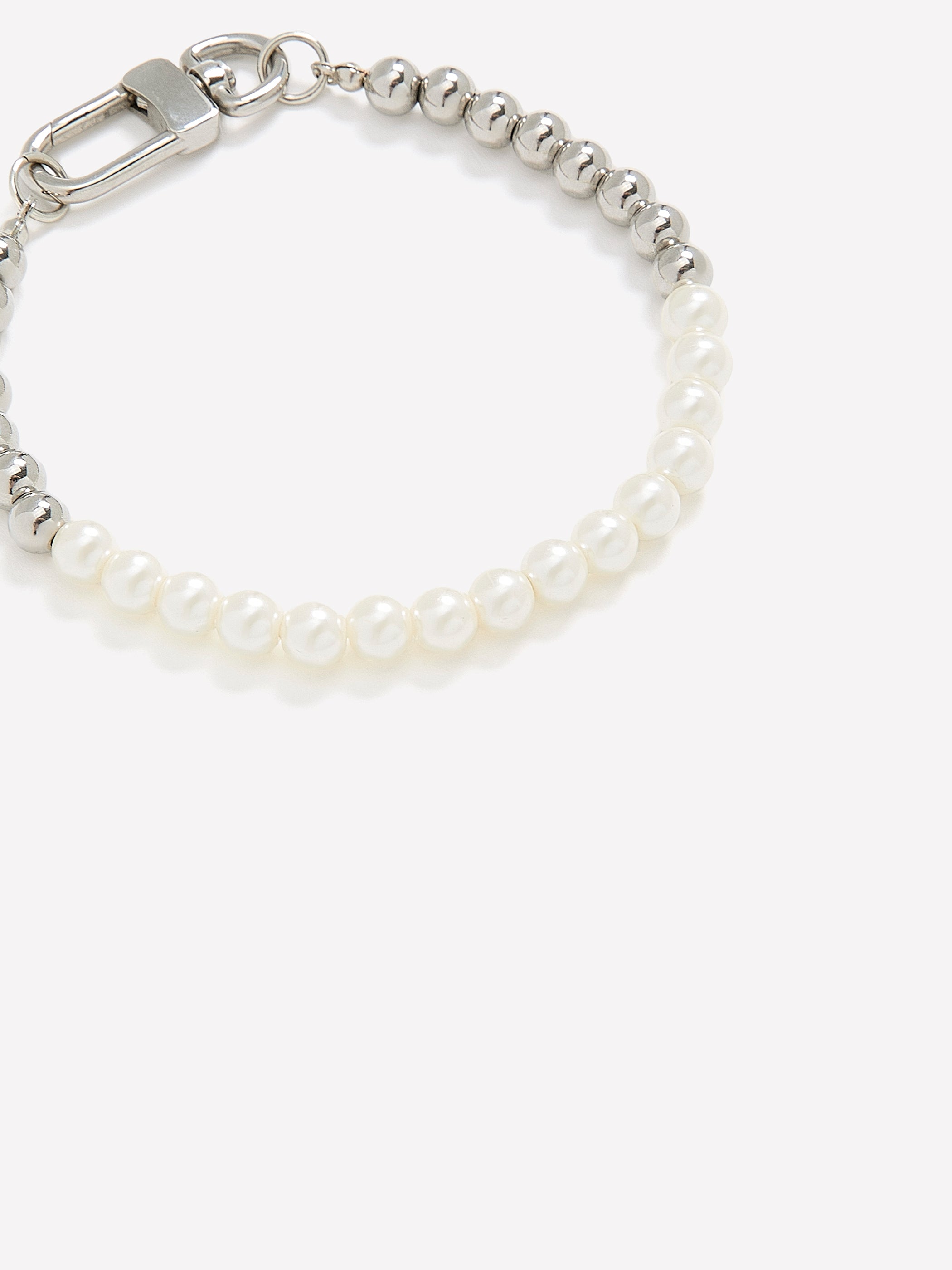 Beaded Bracelet with Pearls