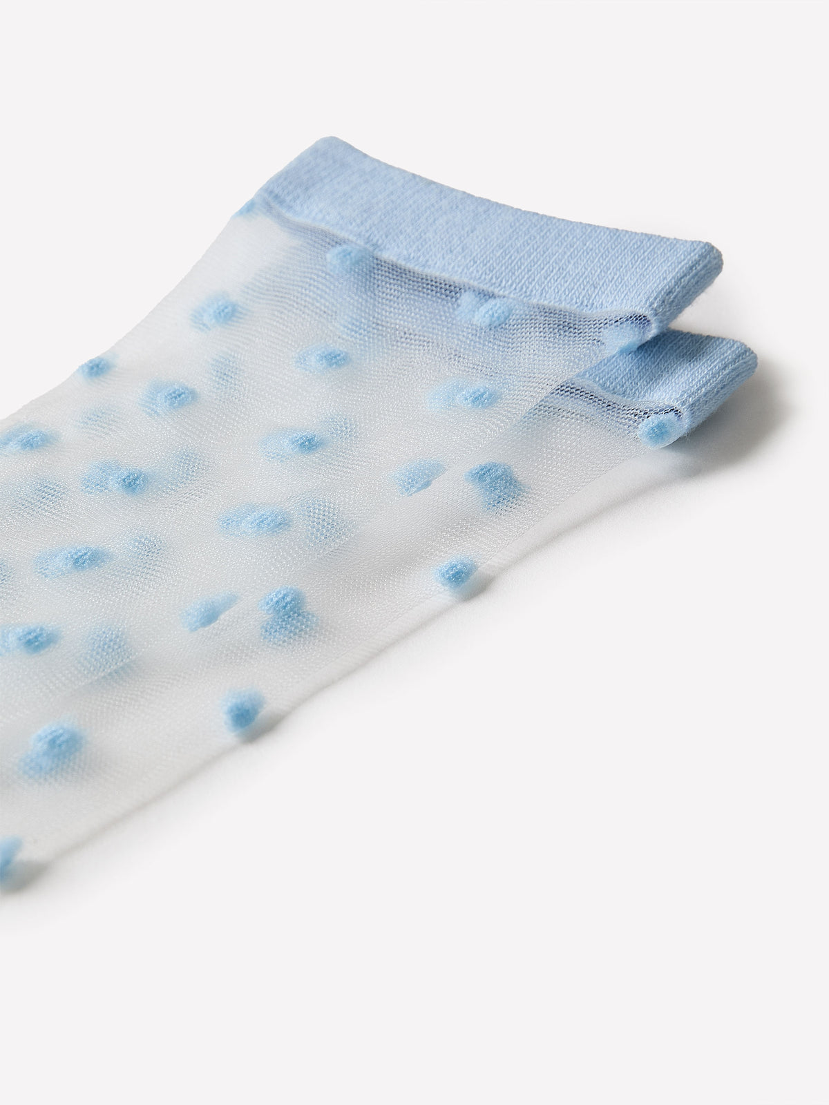 Crew Socks Sheer Knit Blend