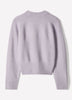 Long-Sleeve Crew-Neck Spongy Pullover