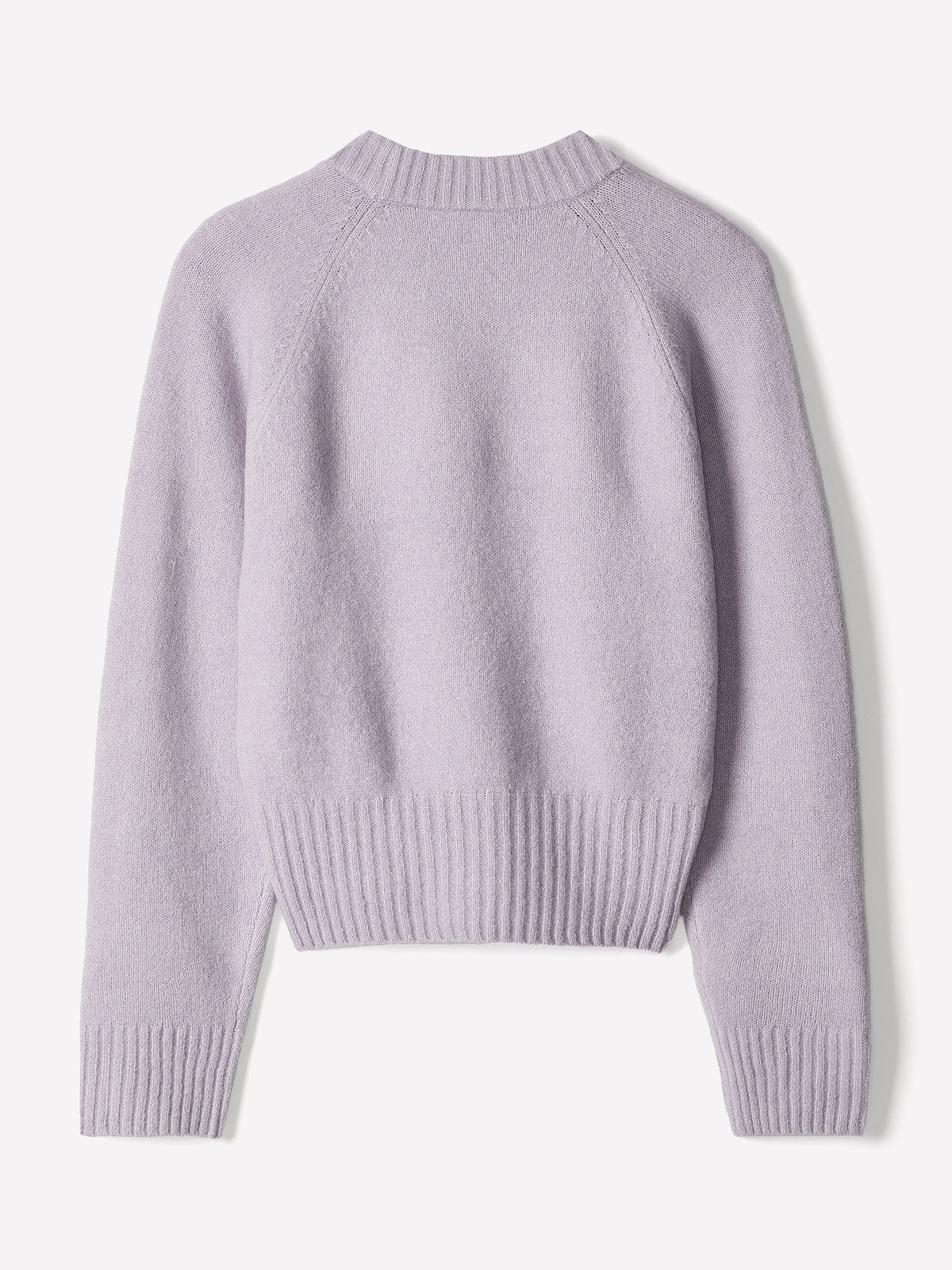 Long-Sleeve Crew-Neck Spongy Pullover
