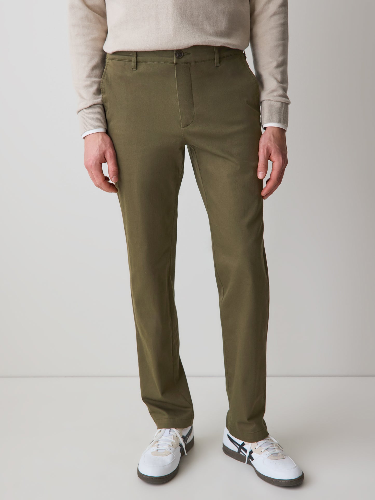 Pantalon Chino Ultra-Extensible à  Coupe Étroite