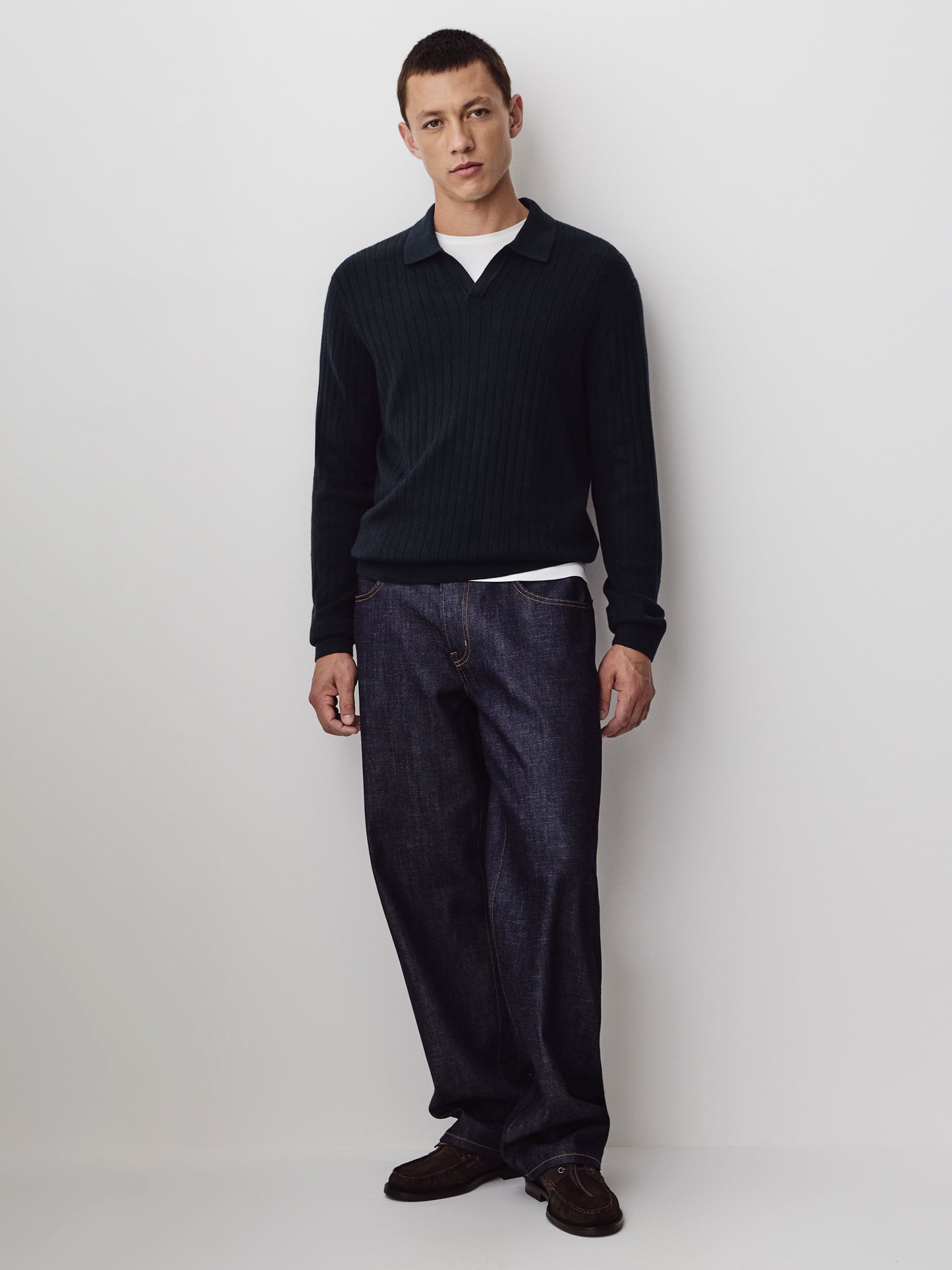 Men's Knit Cotton Blend Sweater
