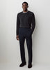 Tailored-Fit Brushed-Knit Pant