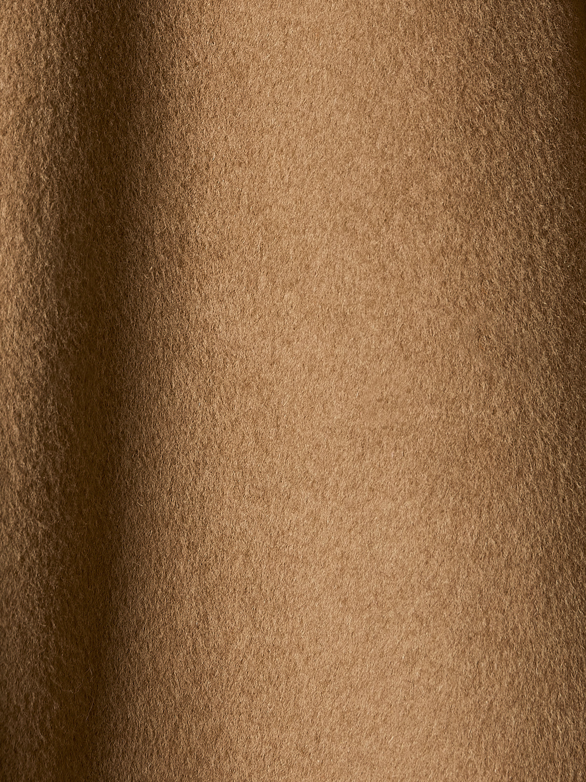 Wool Blend Double-Breasted Coat with Removable Scarf