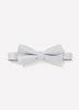 Woven Silk Bow Tie Regular Fit Light Grey