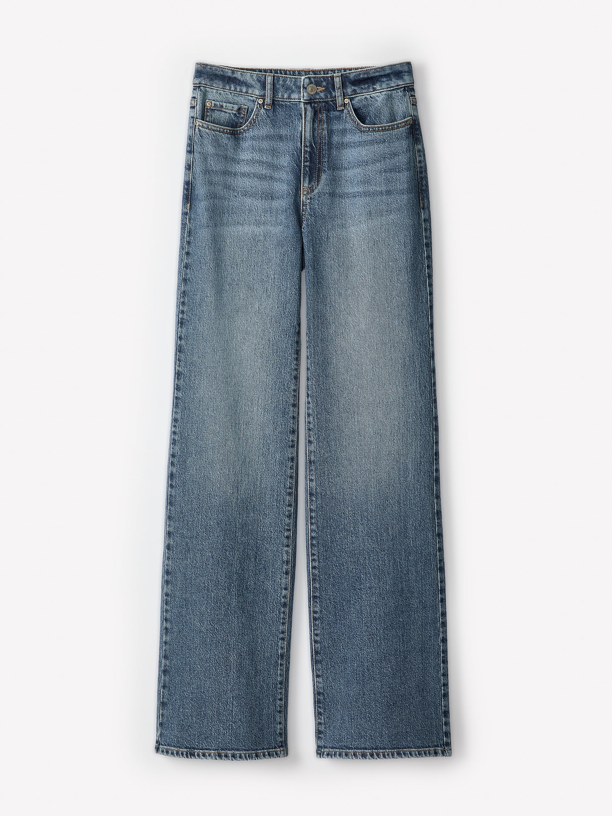 High-Rise Wide-Leg Jeans