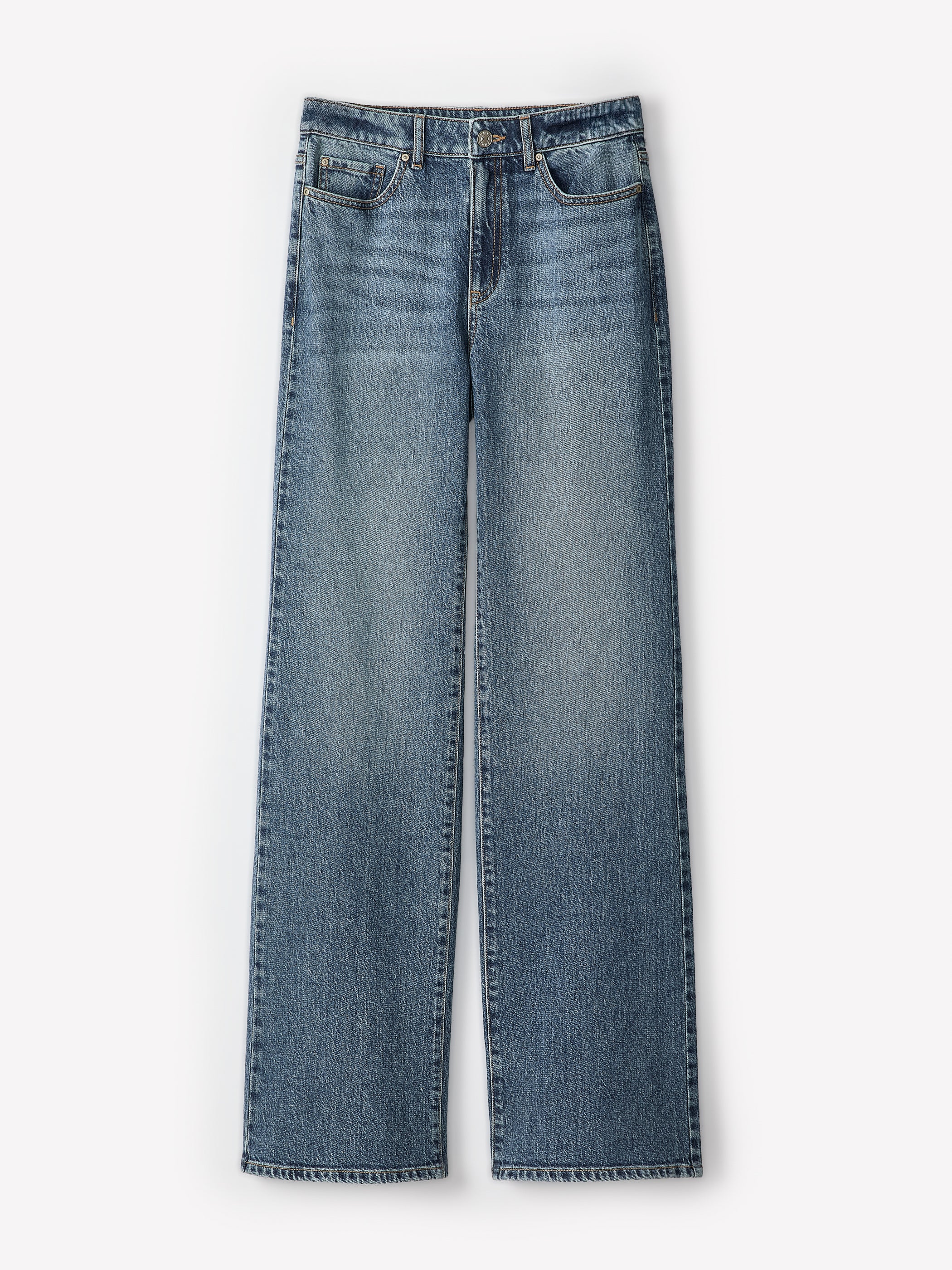 High-Rise Wide-Leg Jeans