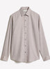 Slim-Fit Solid Cotton Modal Dress Shirt