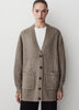 Long Cardigan Wool Blend