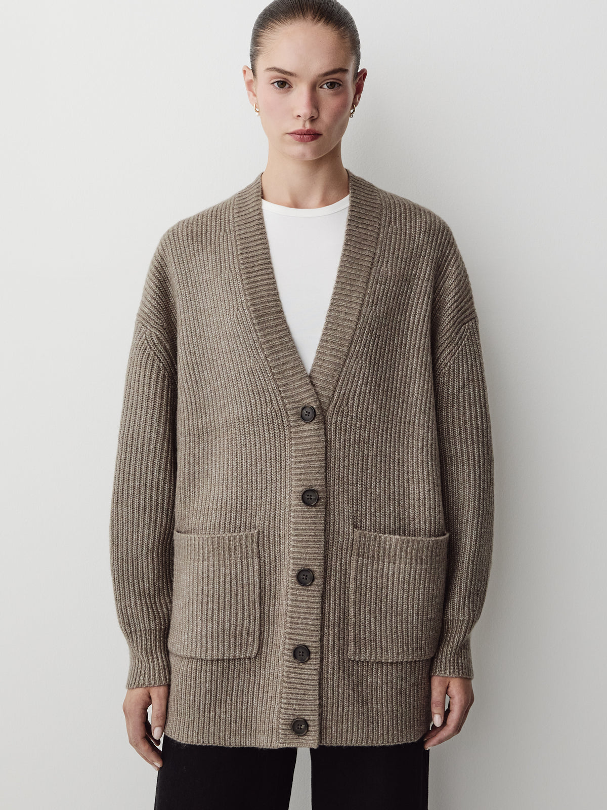 Long Cardigan Wool Blend