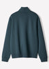 Long-Sleeve Half-Zip Mock-Neck Sweater