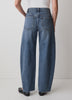 Mid-Rise Barrel Jeans
