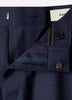 Blue Slim Fit Wool Suit Pant
