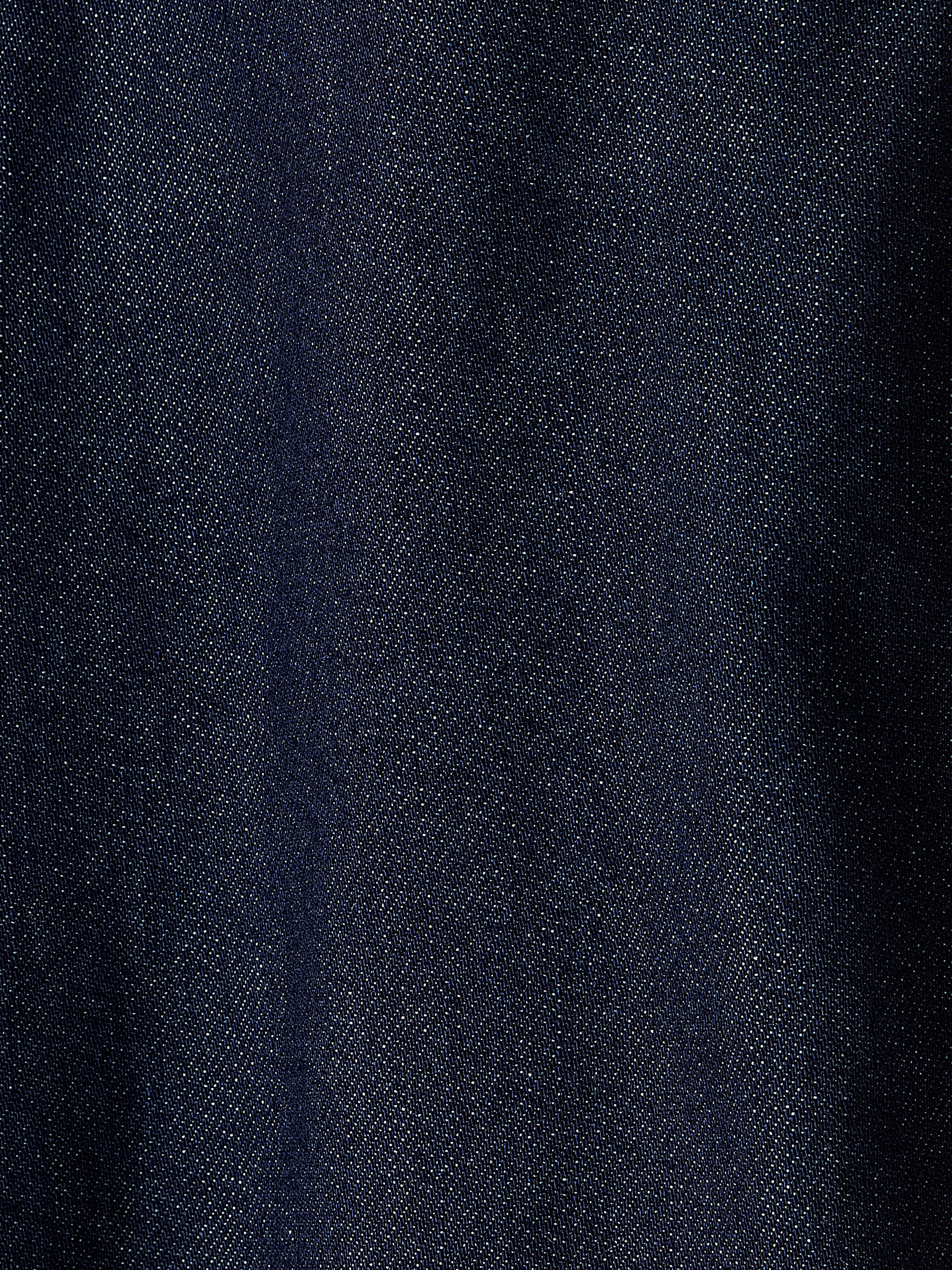 Jeans à Taille Haute et Jambe Droite à Ourlets Roulés