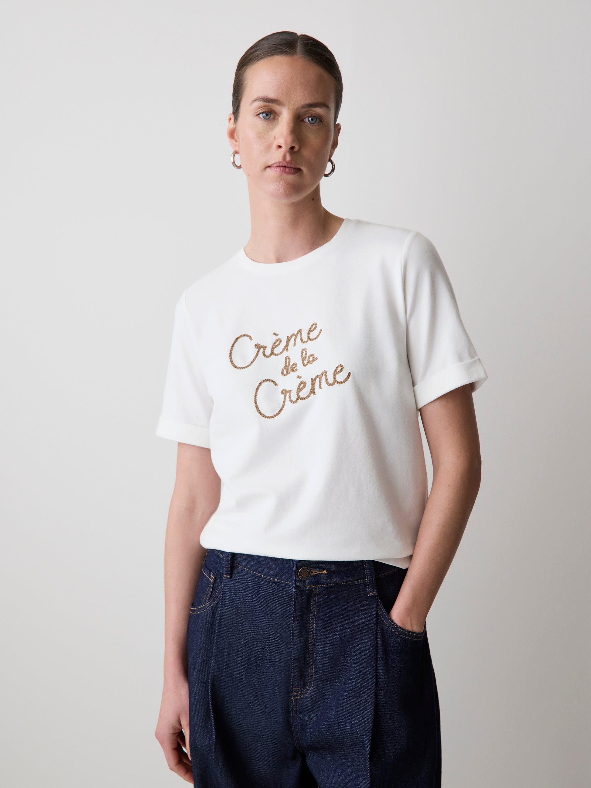 Organic Cotton Short-Sleeve Crew-Neck Tee