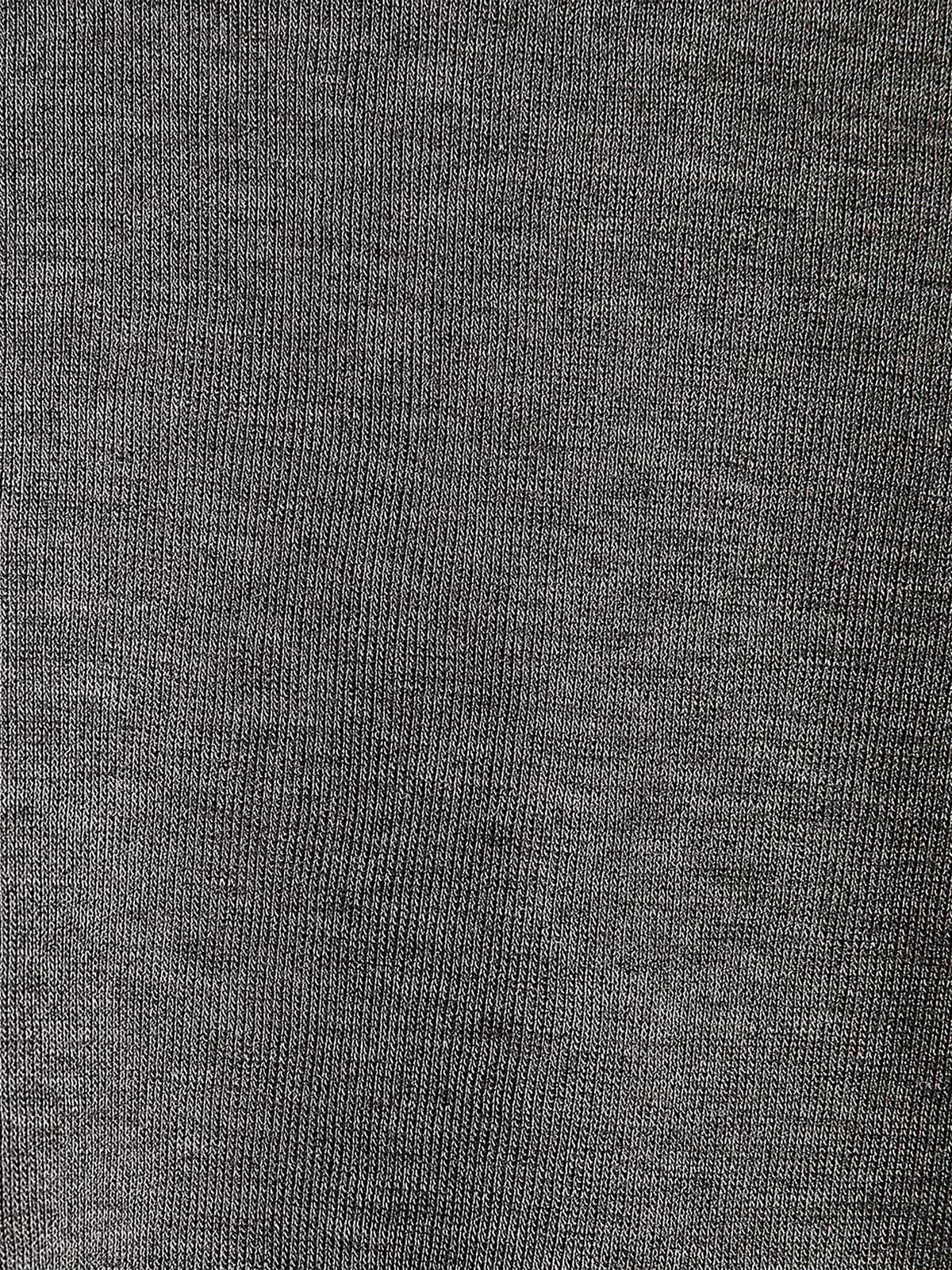 Wool-Blend Scoop-Neck Long-Sleeve Top