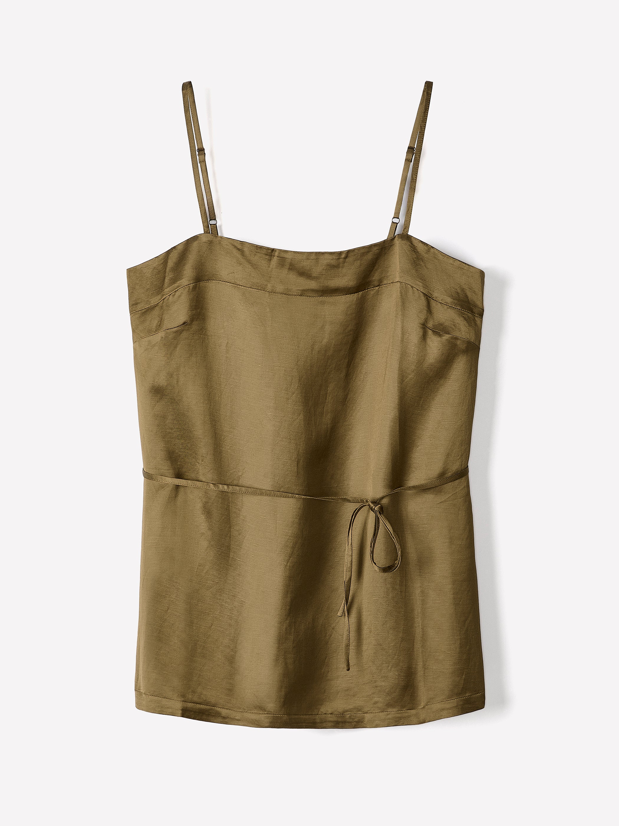 Sleeveless Square-Neck Blouse