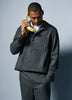 Men's Pinstripe Wool Blend Shacket