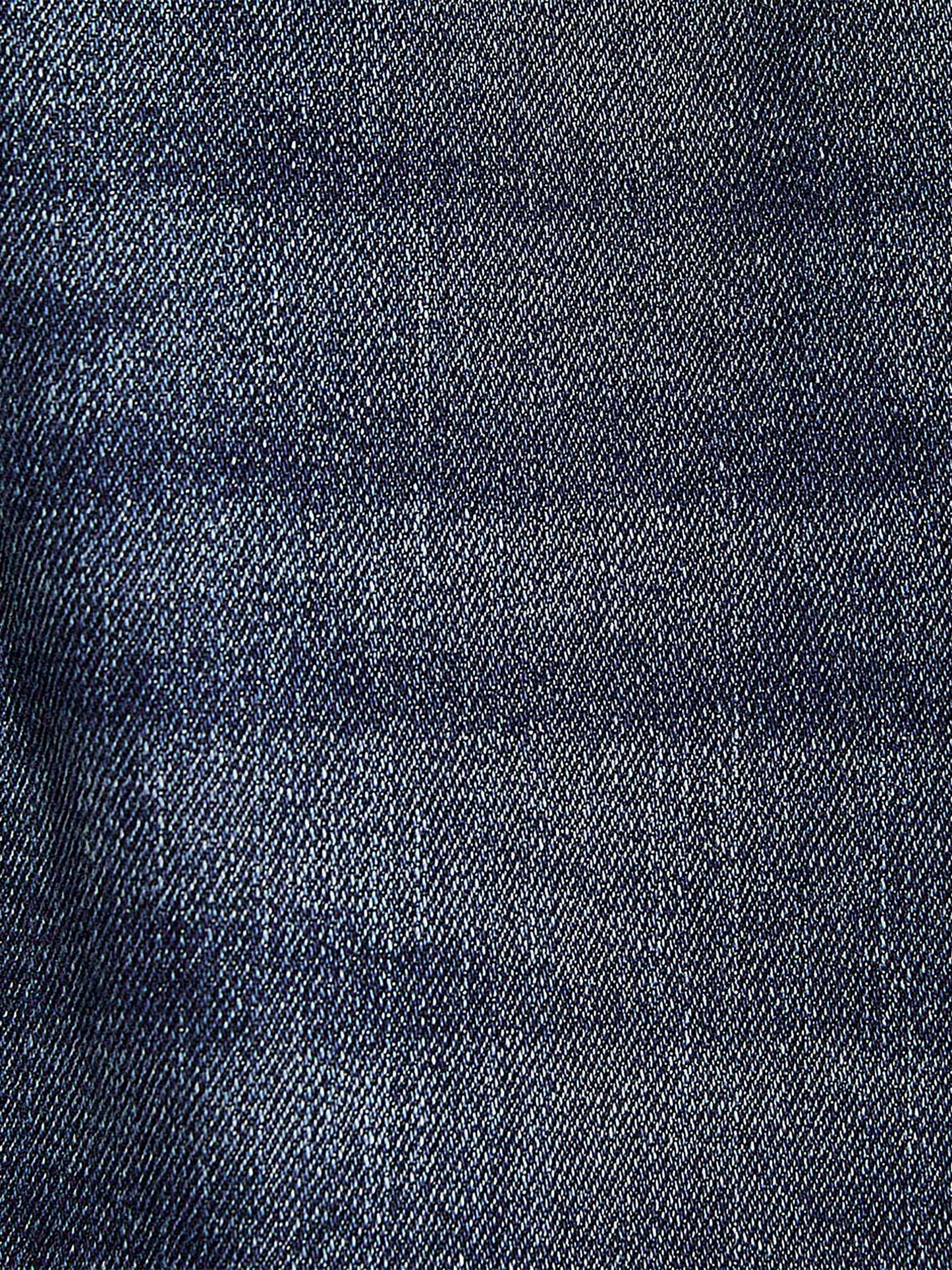 Jeans Skinny Bleu à Taille Mi-Haute