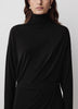 Long Sleeve Mock Neck Knit Dress
