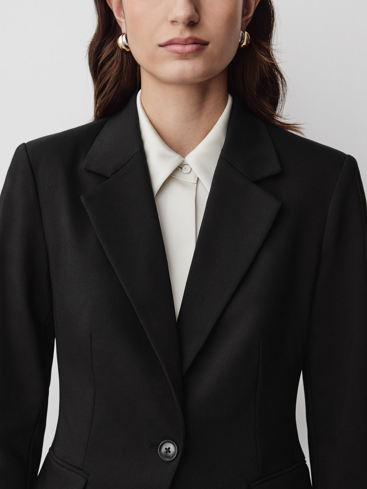 Limitless One-Button Fitted Blazer