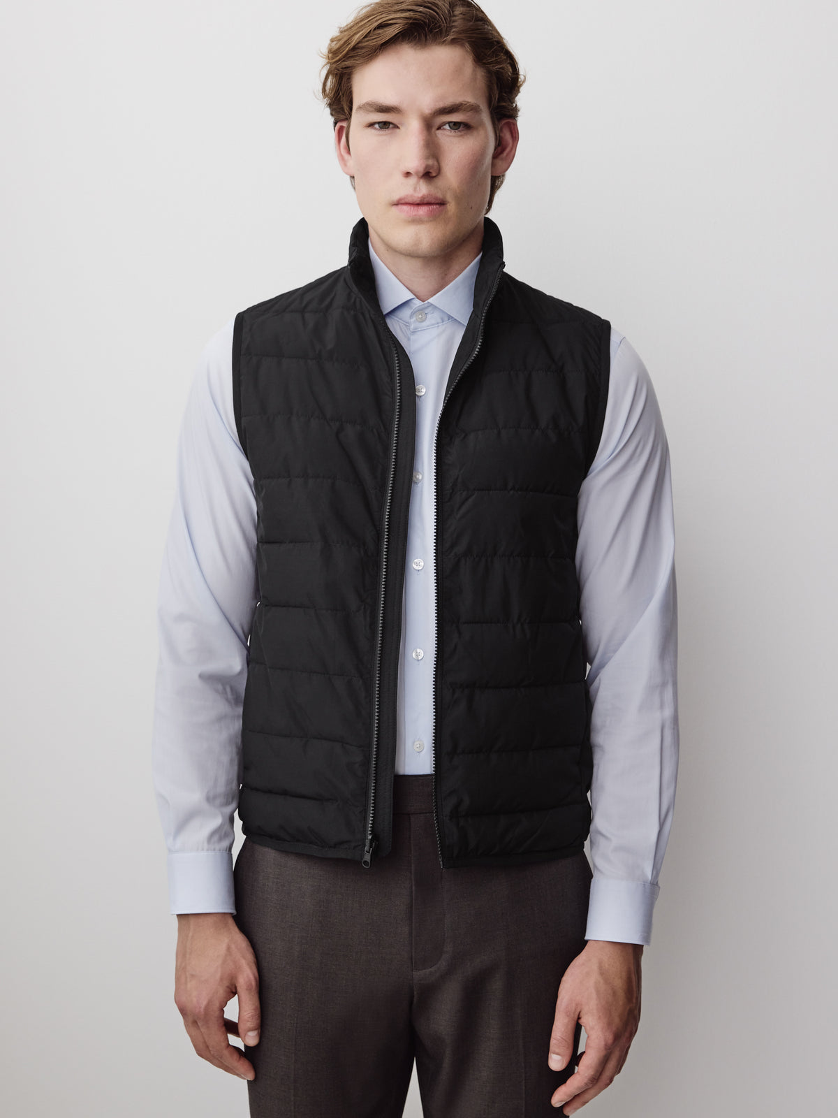 Woven Cotton Blend Mens Outerwear Jacket