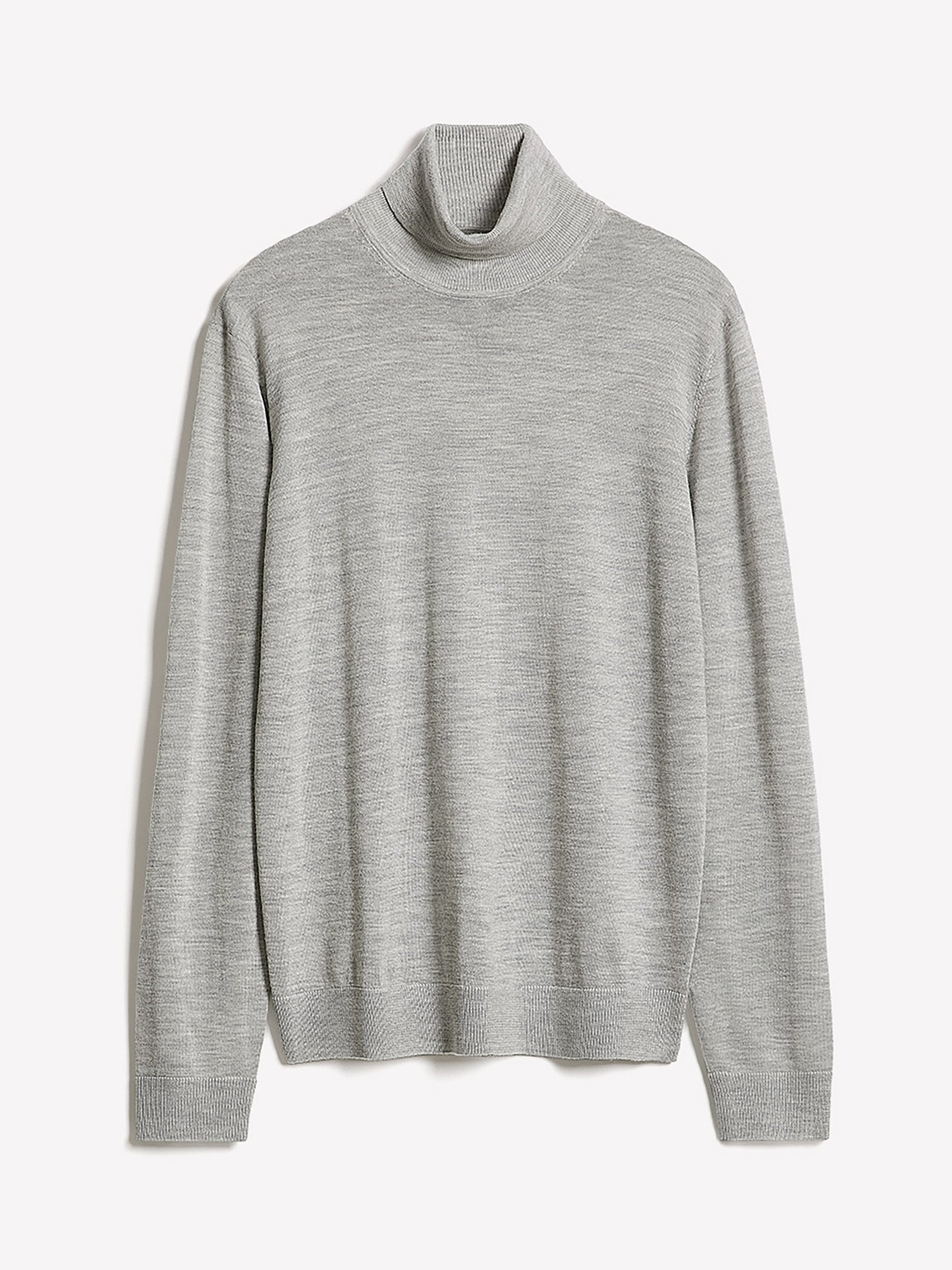 Pull à Col Roulé en Laine Mérinos