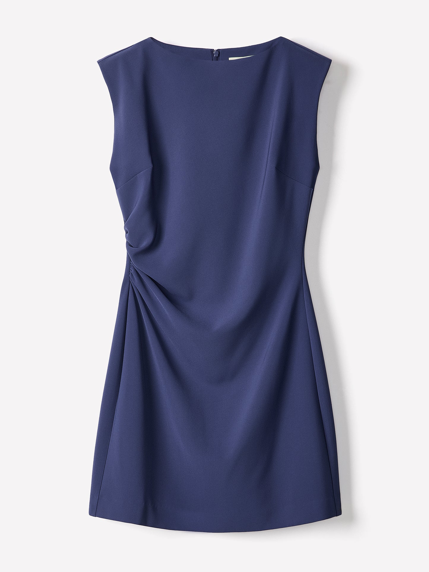 Robe Courte Sans Manches à Col Rond