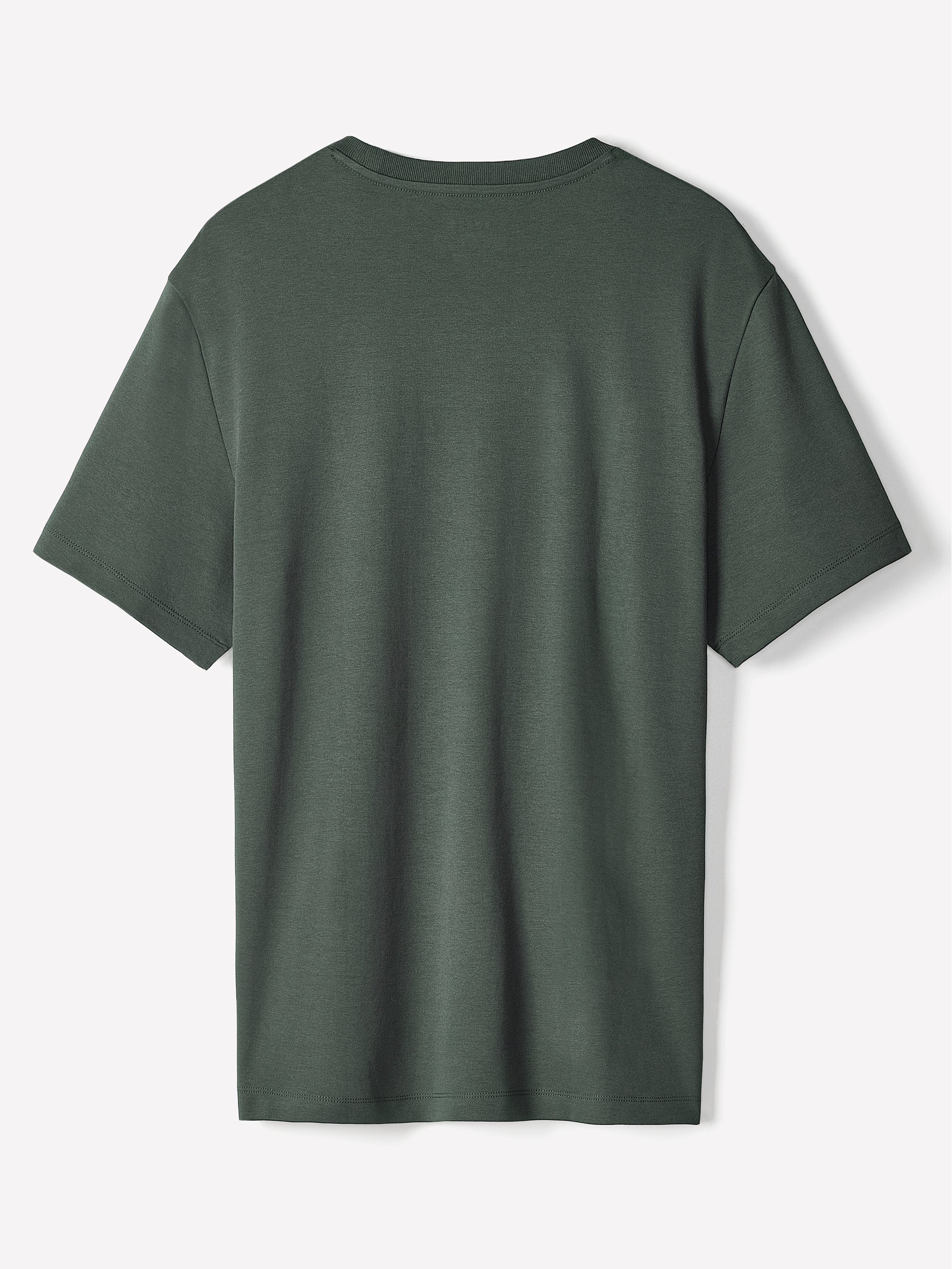 Solid Short-Sleeve Crew-Neck Tee