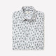 Slim-Fit Sateen Dress Shirt with Print
