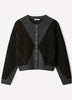 Knit Cardigan with Argyle Pattern, Wool Blend