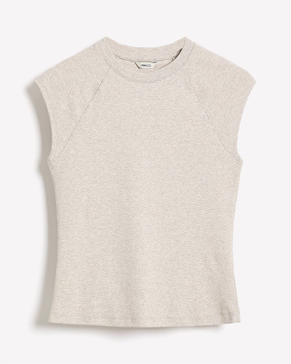 Extended-Sleeve Crew-Neck Tee
