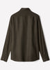 Tailored Lyocell Shirt with Stand-Up Collar