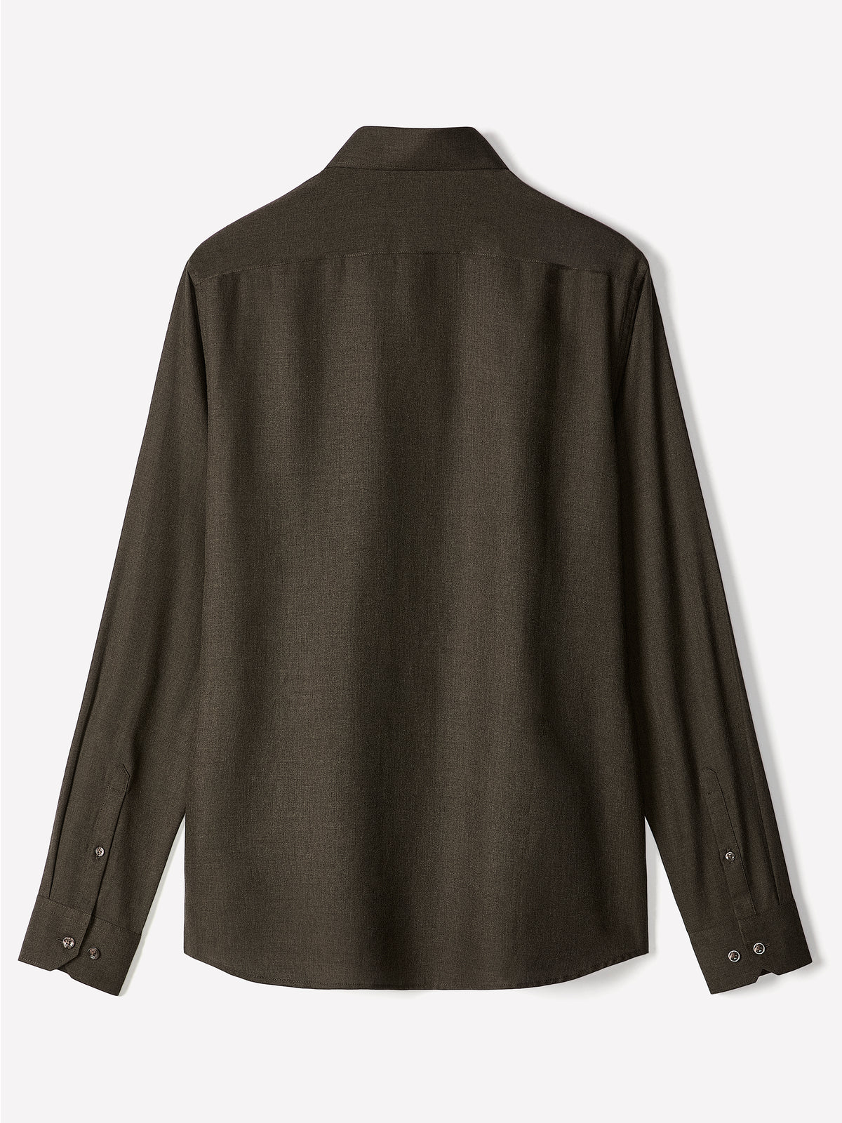 Tailored Lyocell Shirt with Stand-Up Collar
