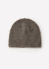 Ribbed Wool Blend Beanie Hat