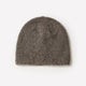 Ribbed Wool Blend Beanie Hat