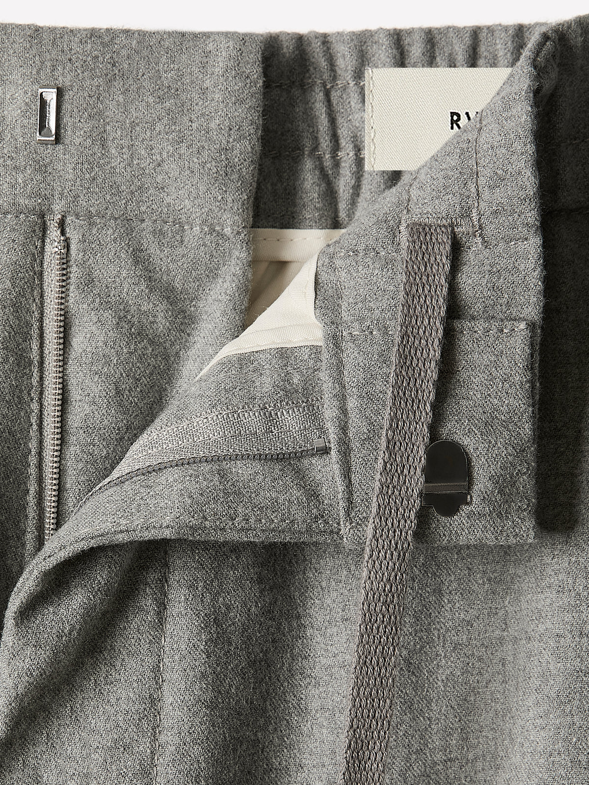 Tailored-Fit Brushed-Knit Pant