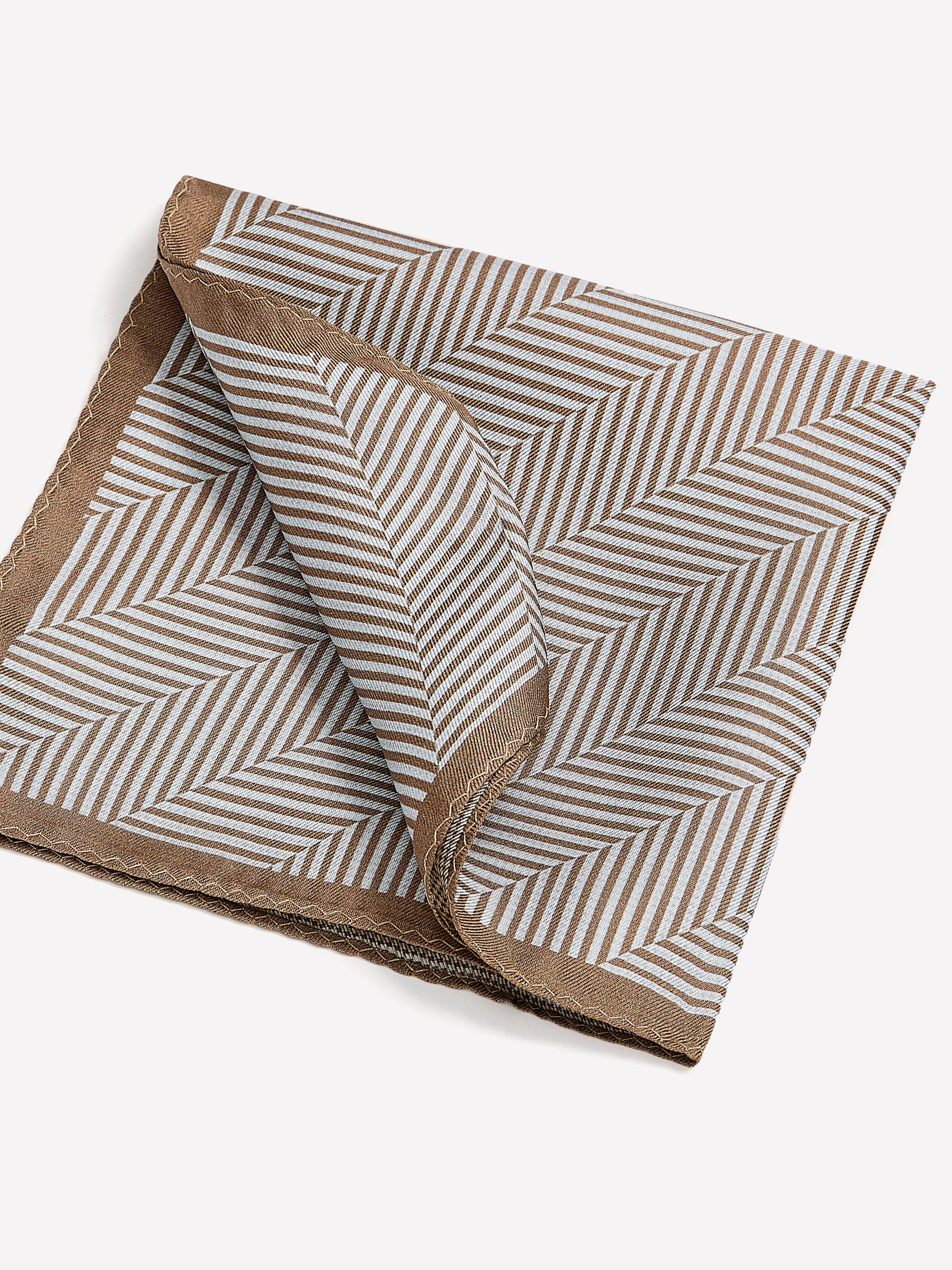 Mouchoir Réversible à Motif Géométrique