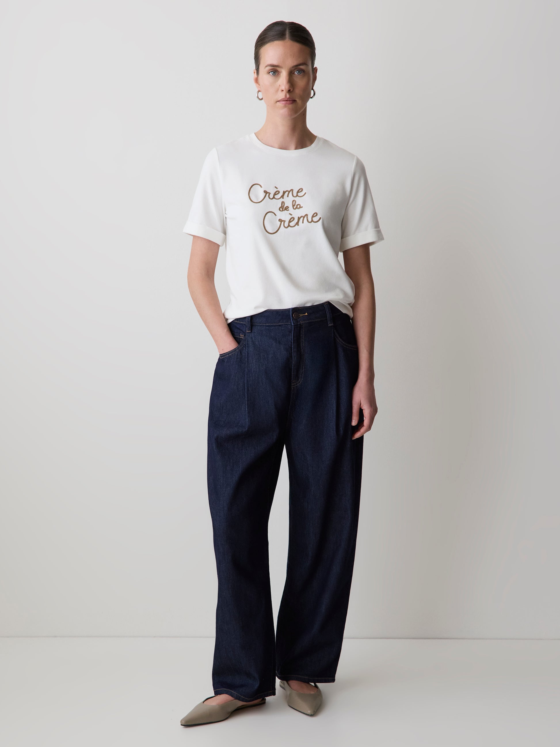 Organic Cotton Short-Sleeve Crew-Neck Tee