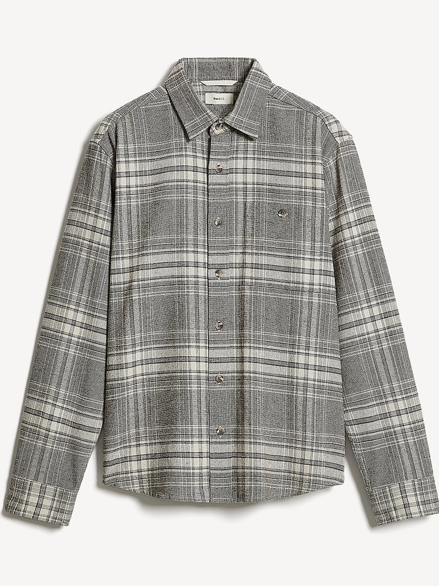 Tailored Plaid Overshirt