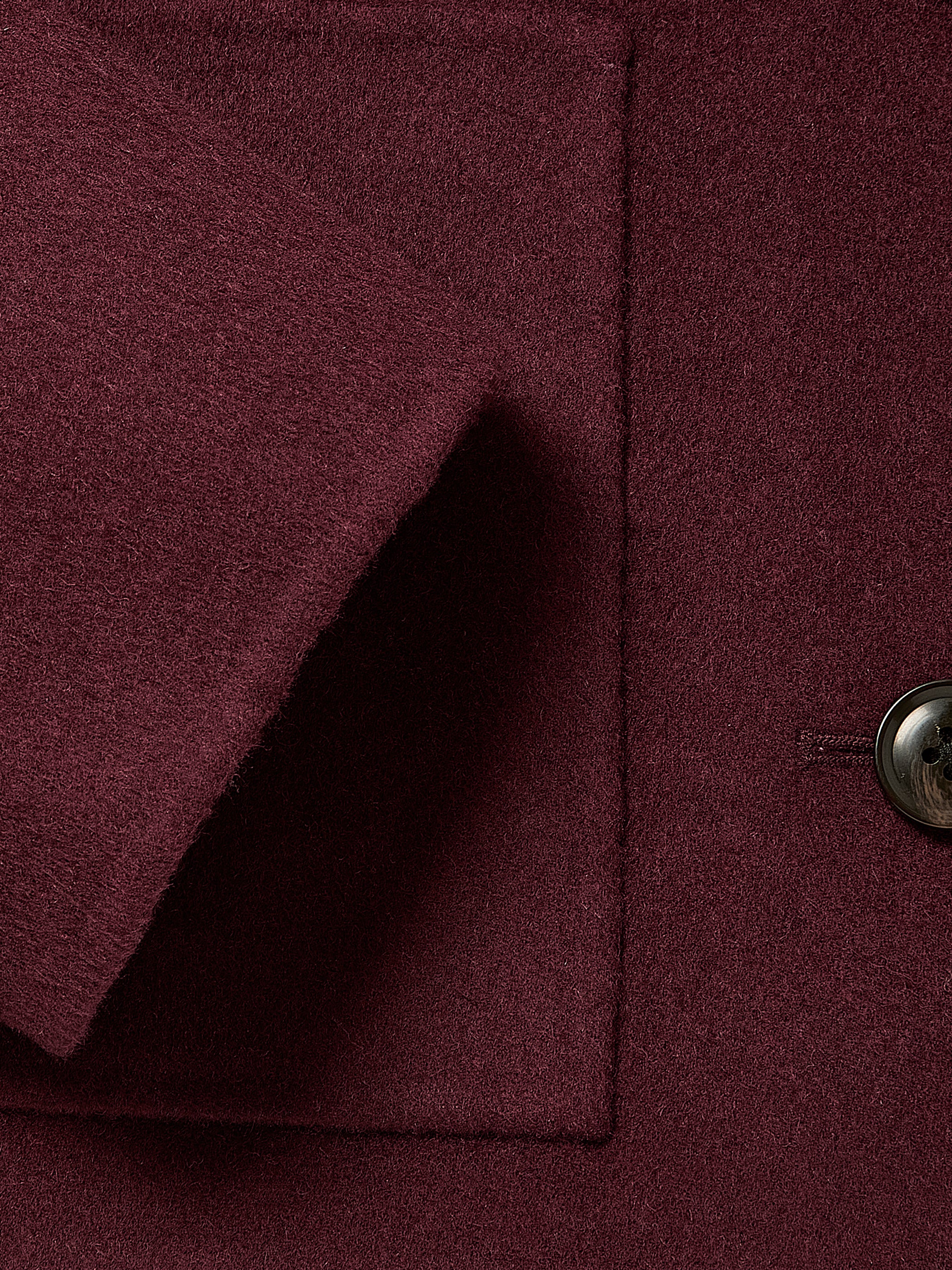 Double Face Wool-Blend Transitional Coat