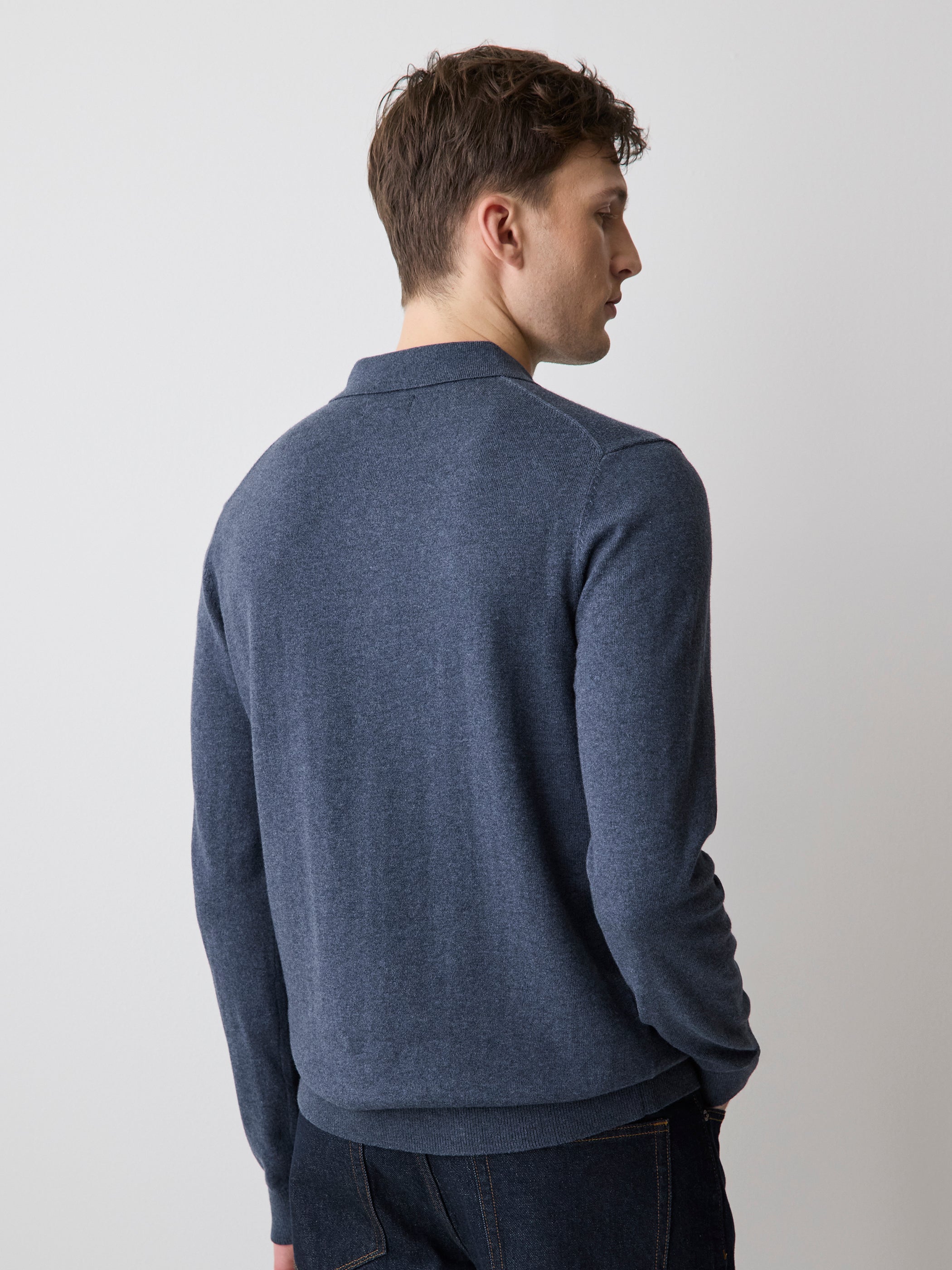 Pull Polo à Manches Longues